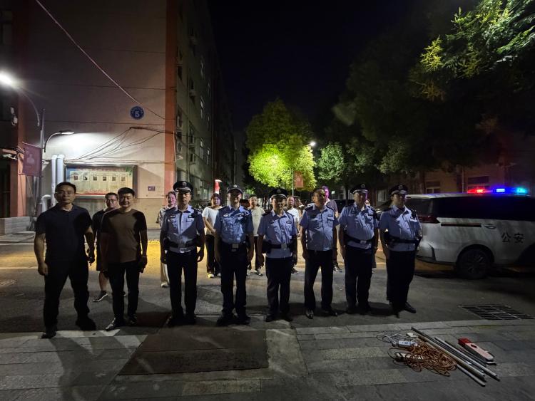 警校联动查隐患,严查隐患促平安